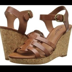 Lucky Brand Cork Wedges- Finale Sale!